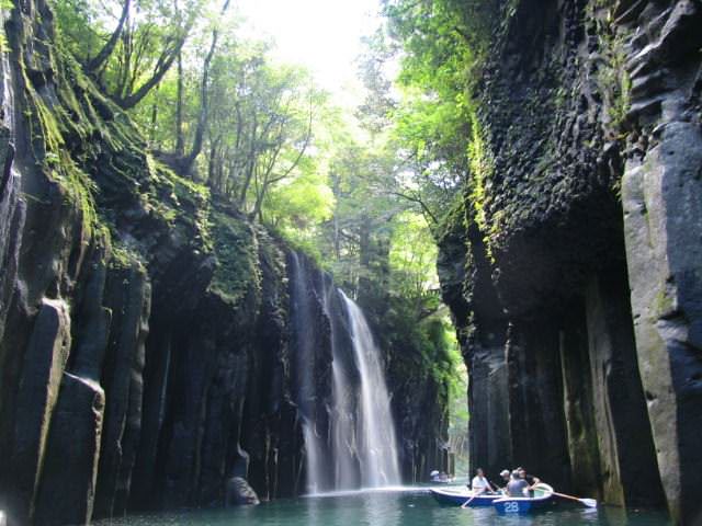 高千穂峡　ボート