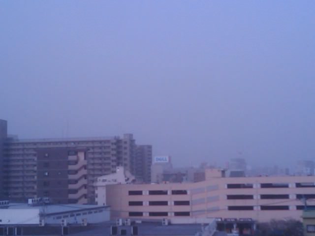黄砂(宮崎市西側) 黄砂(宮崎市西側)