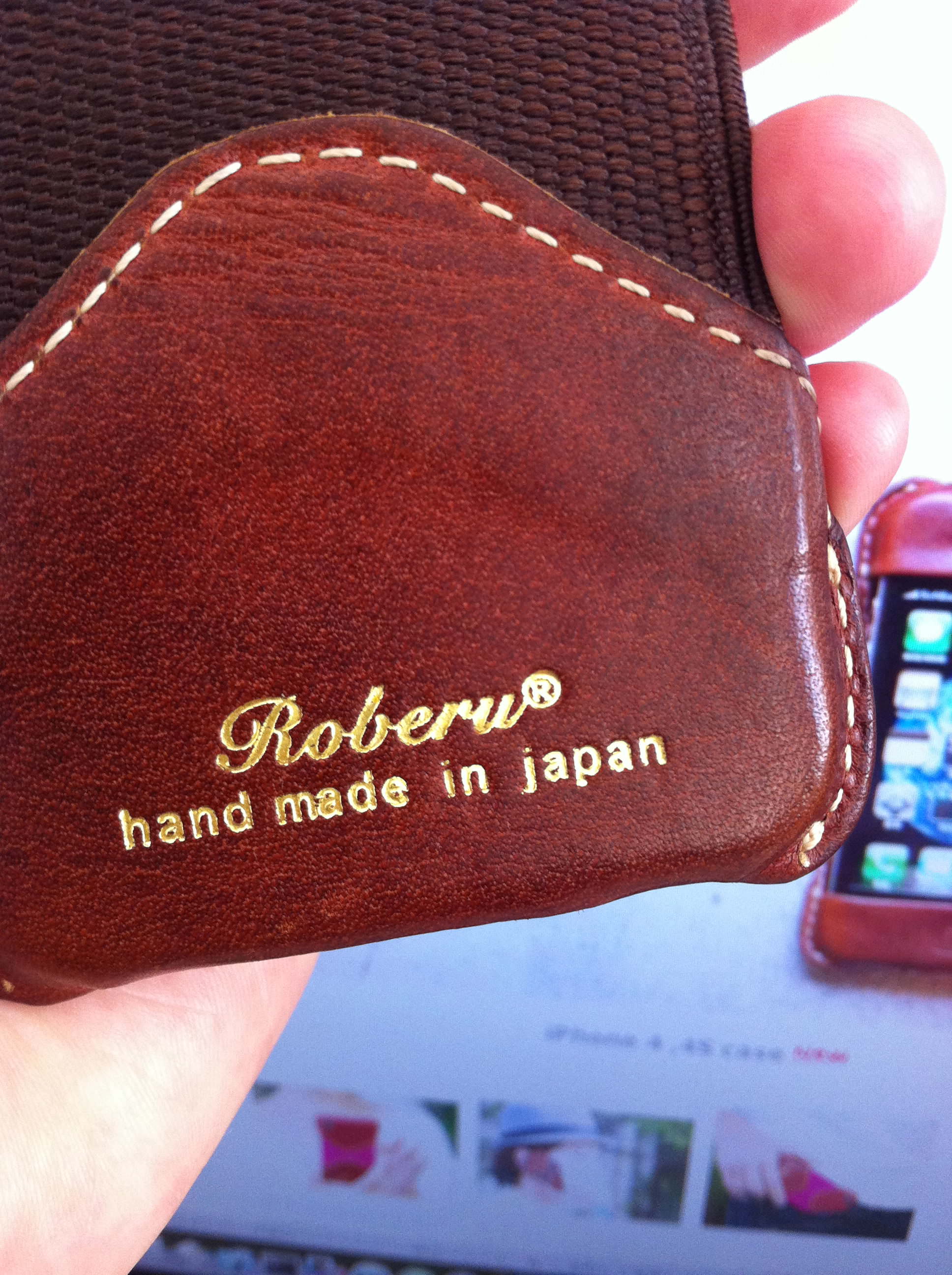 Roberu hand made in japanと刻印
