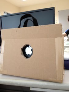 MacBook用バッグ プロトタイプ(正面)