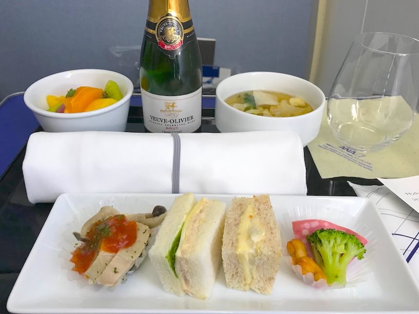 ANA Premium Class Brunch